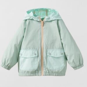 NWT Zara Block Color Lightweight Raincoat